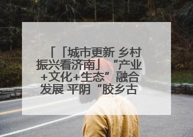 「城市更新 乡村振兴看济南」“产业+文化+生态”融合发展 平阴“胶乡古镇”探索振兴路径成效显著