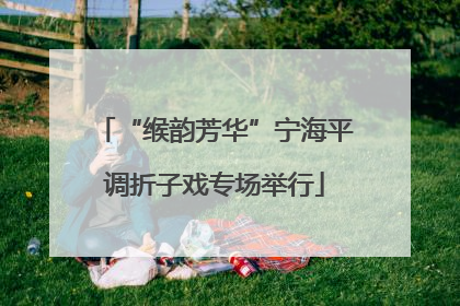 “缑韵芳华”宁海平调折子戏专场举行