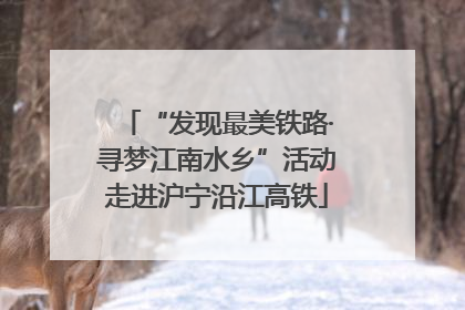 “发现最美铁路·寻梦江南水乡”活动走进沪宁沿江高铁