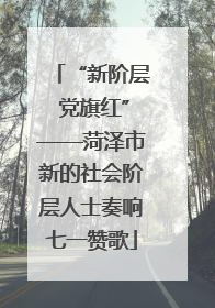 “新阶层 党旗红”——菏泽市新的社会阶层人士奏响七一赞歌
