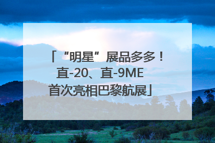 “明星”展品多多！直-20、直-9ME首次亮相巴黎航展