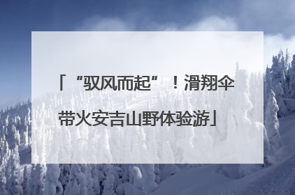 “驭风而起”！滑翔伞带火安吉山野体验游