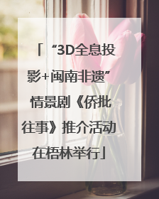 “3D全息投影+闽南非遗” 情景剧《侨批往事》推介活动在梧林举行