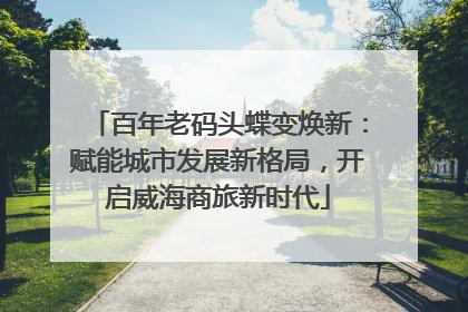 百年老码头蝶变焕新：赋能城市发展新格局，开启威海商旅新时代
