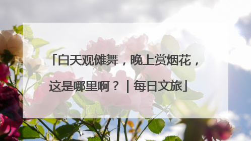 白天观傩舞，晚上赏烟花，这是哪里啊？｜每日文旅