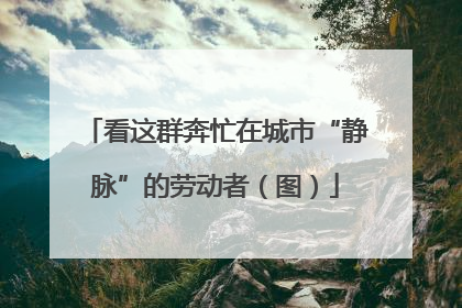 看这群奔忙在城市“静脉”的劳动者（图）
