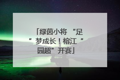 绿茵小将 “足”梦成长！榕江“园超”开赛