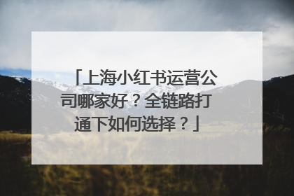 上海小红书运营公司哪家好？全链路打通下如何选择？