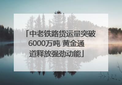 中老铁路货运量突破6000万吨 黄金通道释放强劲动能