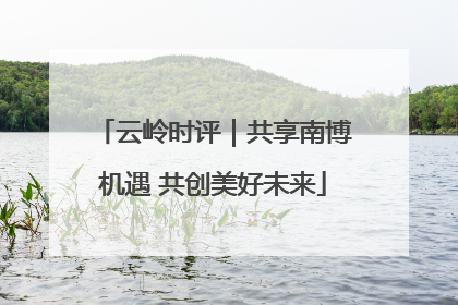 云岭时评｜共享南博机遇 共创美好未来
