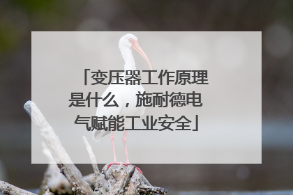 变压器工作原理是什么，施耐德电气赋能工业安全
