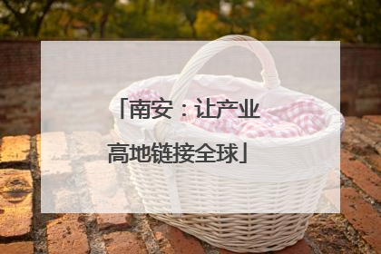 南安：让产业高地链接全球