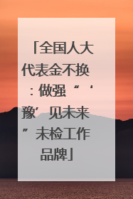全国人大代表金不换：做强“‘豫’见未来”未检工作品牌