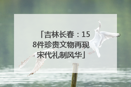 吉林长春：158件珍贵文物再现宋代礼制风华