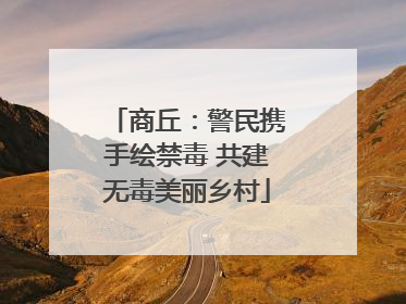 商丘：警民携手绘禁毒 共建无毒美丽乡村