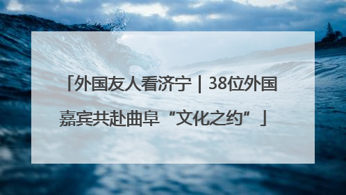 外国友人看济宁｜38位外国嘉宾共赴曲阜“文化之约”