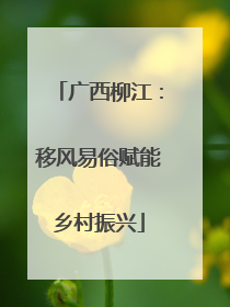 广西柳江：移风易俗赋能乡村振兴