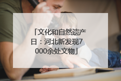 文化和自然遗产日：河北新发现7000余处文物