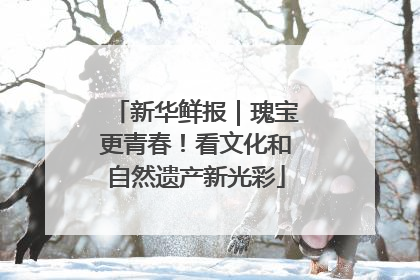 新华鲜报｜瑰宝更青春！看文化和自然遗产新光彩