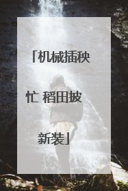 机械插秧忙 稻田披新装