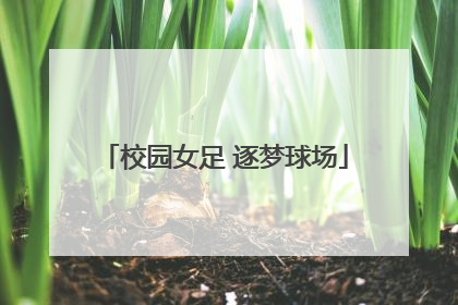 校园女足 逐梦球场