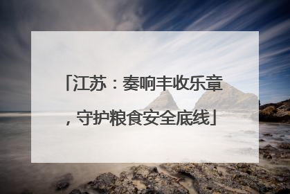 江苏：奏响丰收乐章，守护粮食安全底线