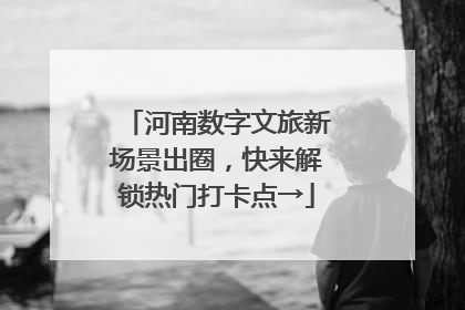 河南数字文旅新场景出圈，快来解锁热门打卡点→