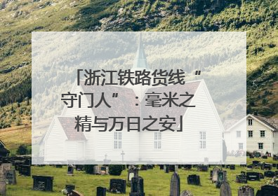 浙江铁路货线“守门人”：毫米之精与万日之安