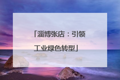 淄博张店：引领工业绿色转型