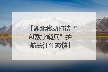 湖北移动打造“AI数字哨兵”护航长江生态链