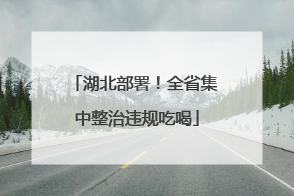 湖北部署！全省集中整治违规吃喝