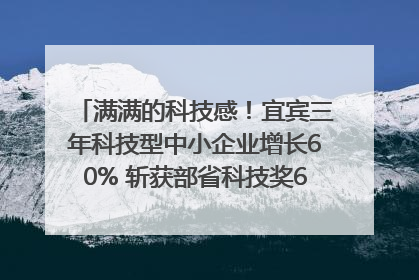 满满的科技感！宜宾三年科技型中小企业增长60% 斩获部省科技奖6项｜您牵挂的四川