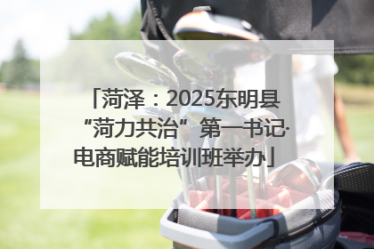 菏泽：2025东明县“菏力共治”第一书记·电商赋能培训班举办
