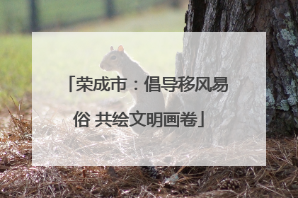 荣成市：倡导移风易俗 共绘文明画卷
