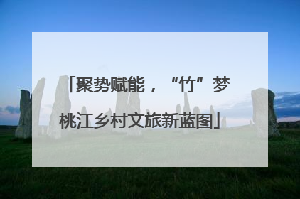 聚势赋能，“竹”梦桃江乡村文旅新蓝图