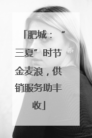 肥城：“三夏”时节金麦浪，供销服务助丰收