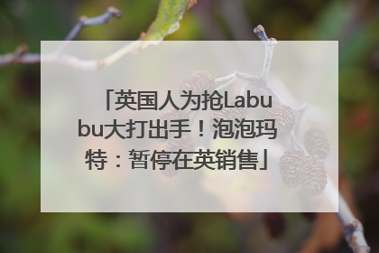 英国人为抢Labubu大打出手！泡泡玛特：暂停在英销售