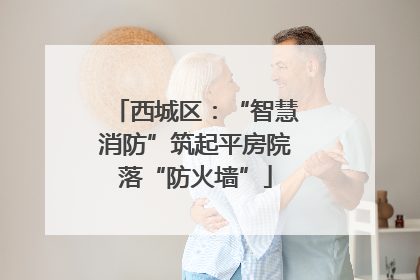 西城区：“智慧消防”筑起平房院落“防火墙”