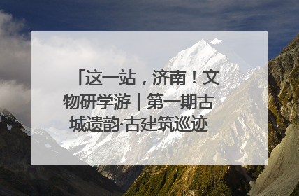 这一站，济南！文物研学游｜第一期古城遗韵·古建筑巡迹之旅圆满结束