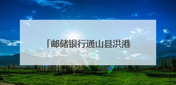 邮储银行通山县洪港镇支行设立儿童服务区，解家长后顾之忧