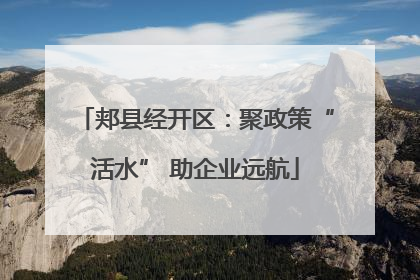郏县经开区：聚政策“活水” 助企业远航