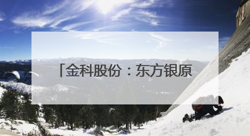 金科股份：东方银原5000万股增持计划时间过半，已增持1156.33万股