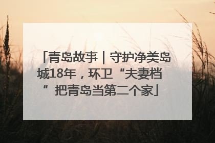 青岛故事｜守护净美岛城18年，环卫“夫妻档”把青岛当第二个家