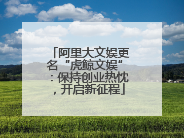 阿里大文娱更名“虎鲸文娱”：保持创业热忱，开启新征程