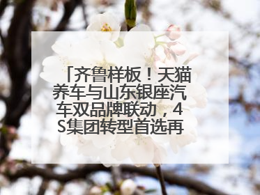 齐鲁样板！天猫养车与山东银座汽车双品牌联动，4S集团转型首选再创新范式