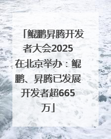 鲲鹏昇腾开发者大会2025在北京举办：鲲鹏、昇腾已发展开发者超665万