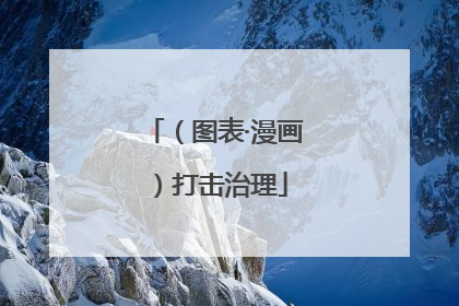 （图表·漫画）打击治理