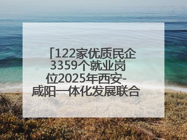 122家优质民企 3359个就业岗位2025年西安-咸阳一体化发展联合招聘会举办