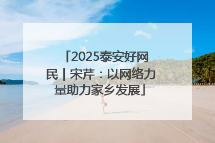 2025泰安好网民｜宋芹：以网络力量助力家乡发展