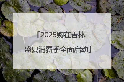 2025购在吉林·盛夏消费季全面启动